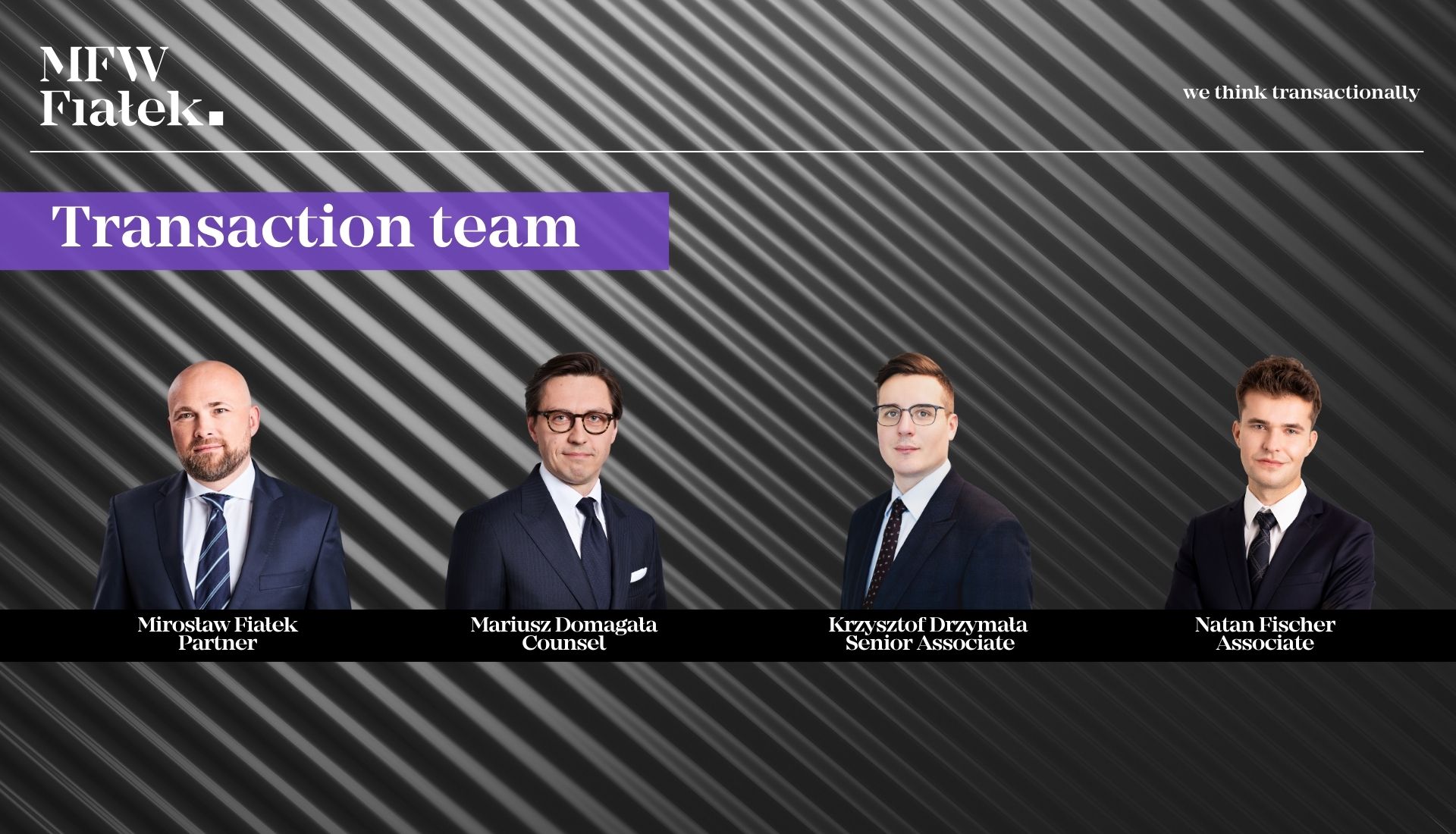 MFW Fiałek advised Metalkas S.A. on a bond issue with PFR as investor